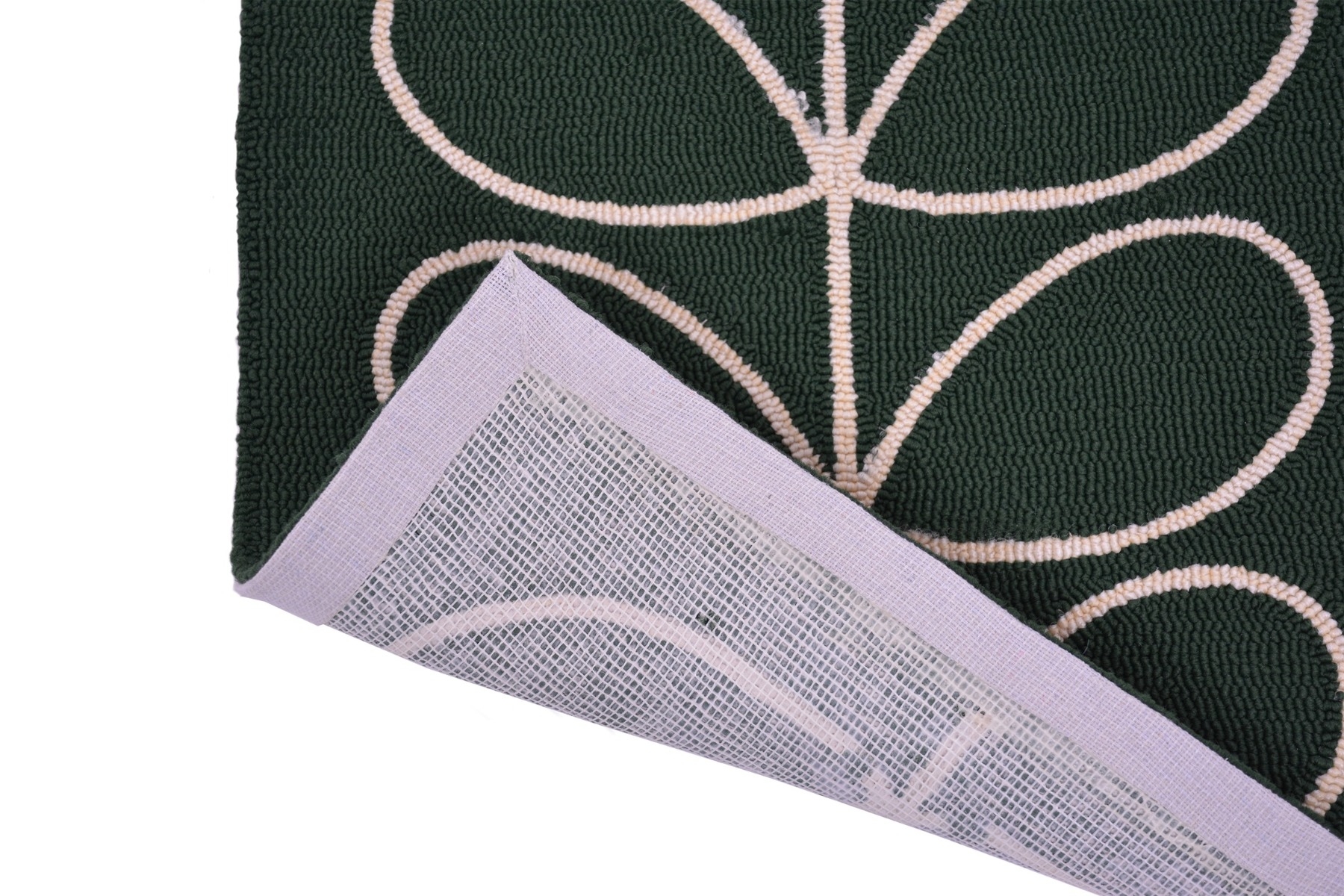 Jade Leaves Outdoor Handtufted Rug