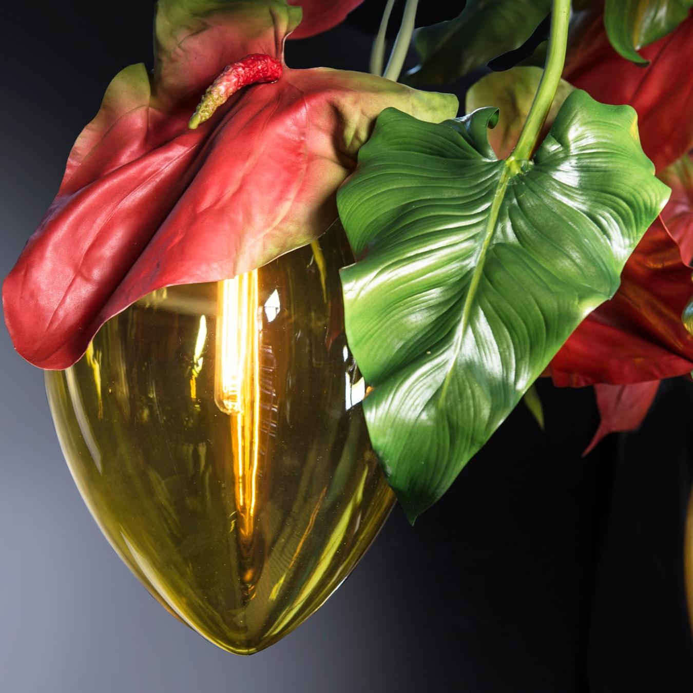Anthurium Dark Chandelier
