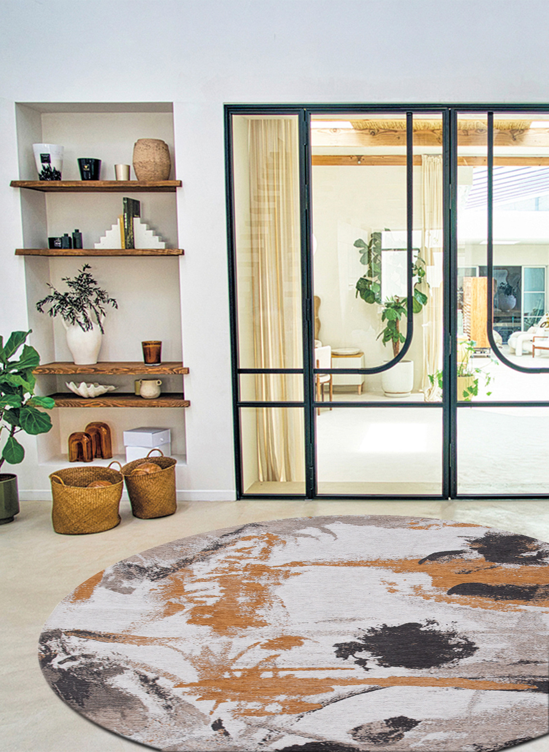 Middle Of Round Rug