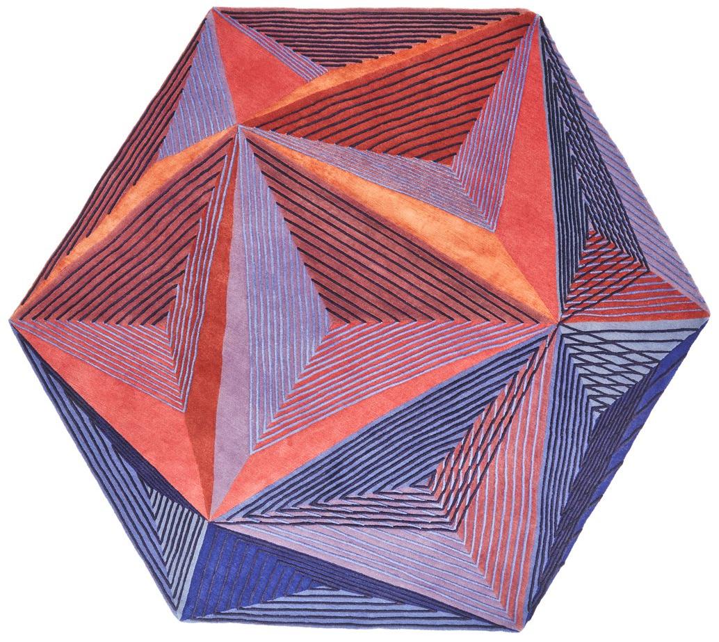 Icosaedro Designer Handmade Rug