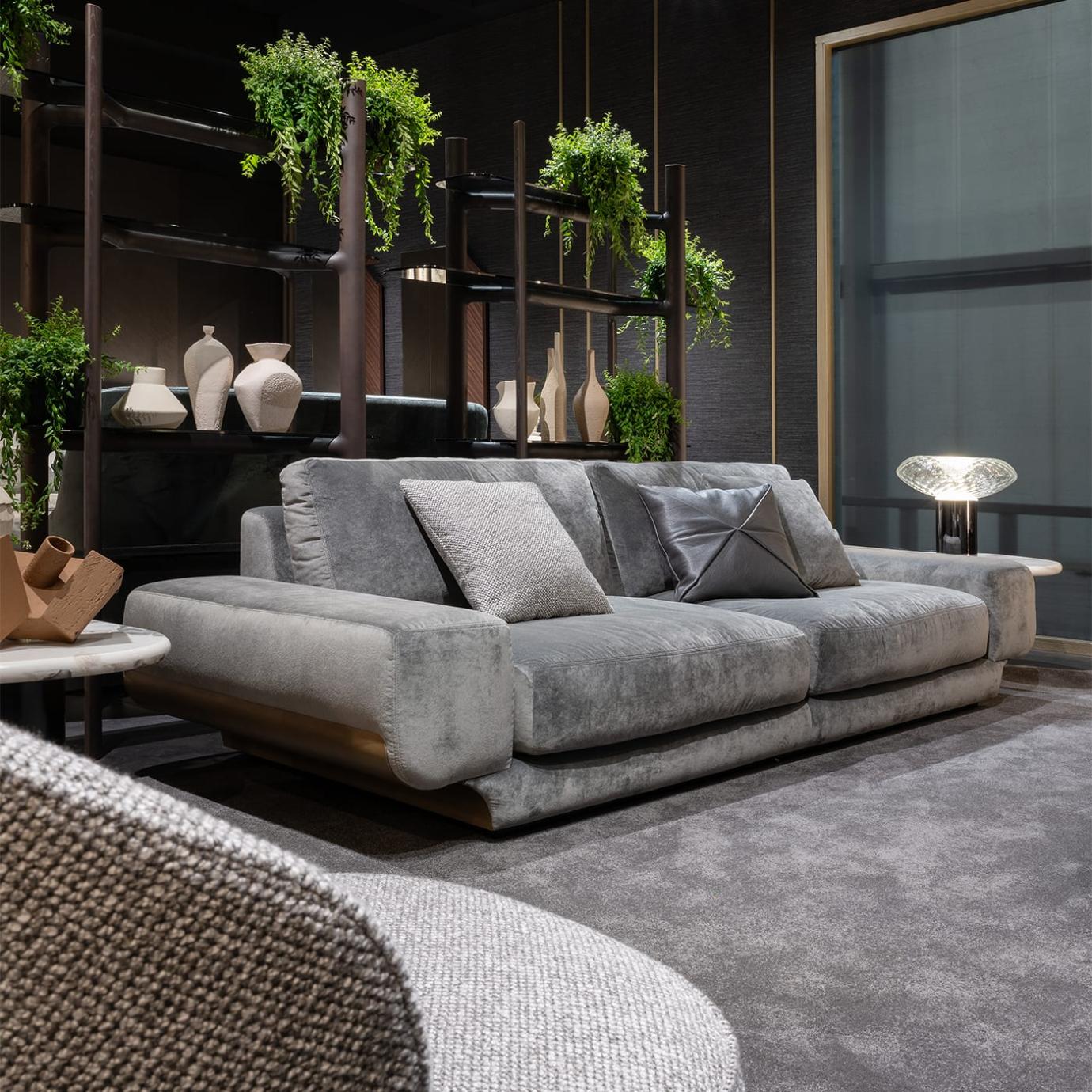 Milo Dark Gray 3-Seater Sofa