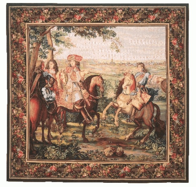 The Capture of Lille Square Tapestry