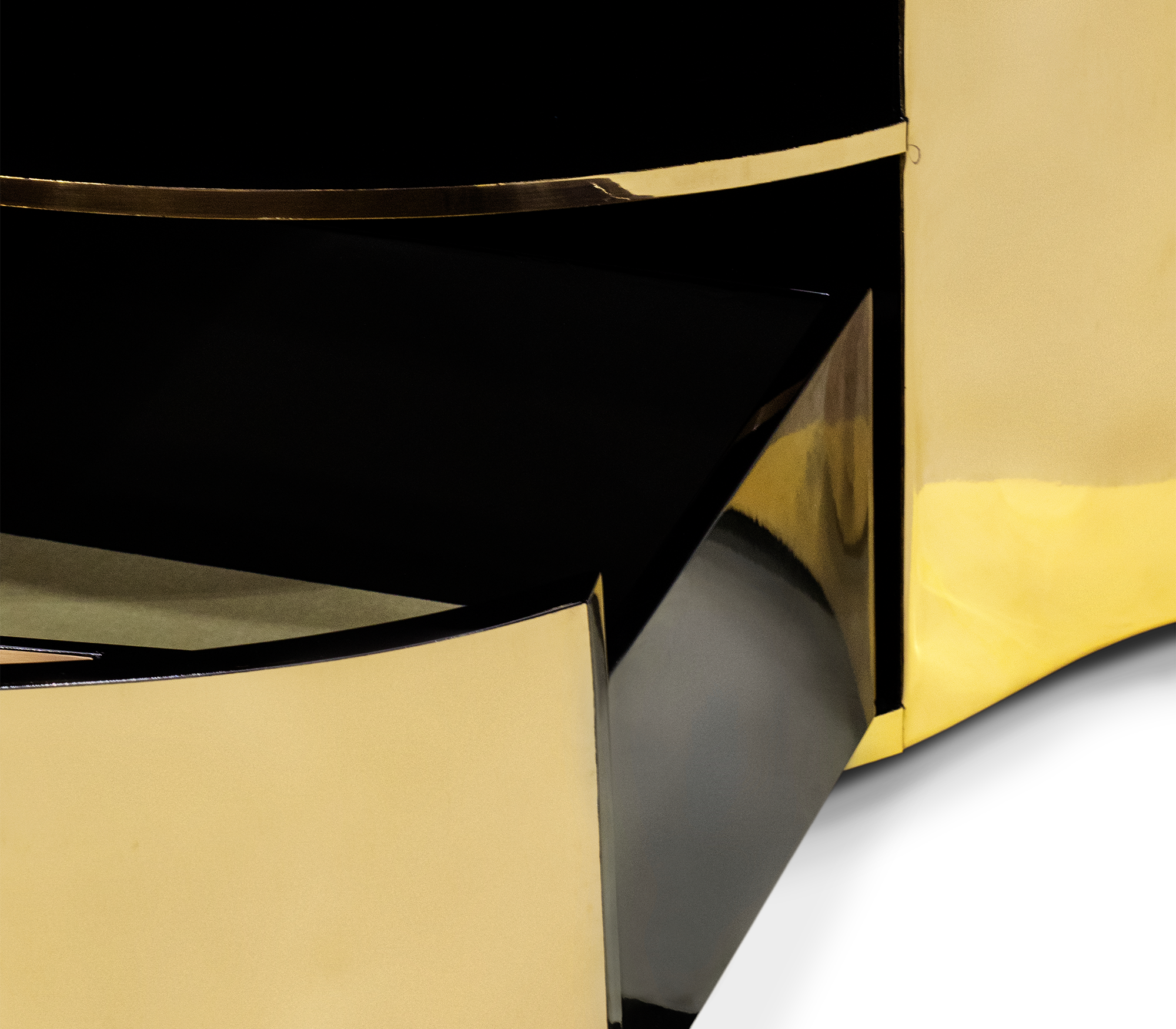 Crest Gold Nightstand