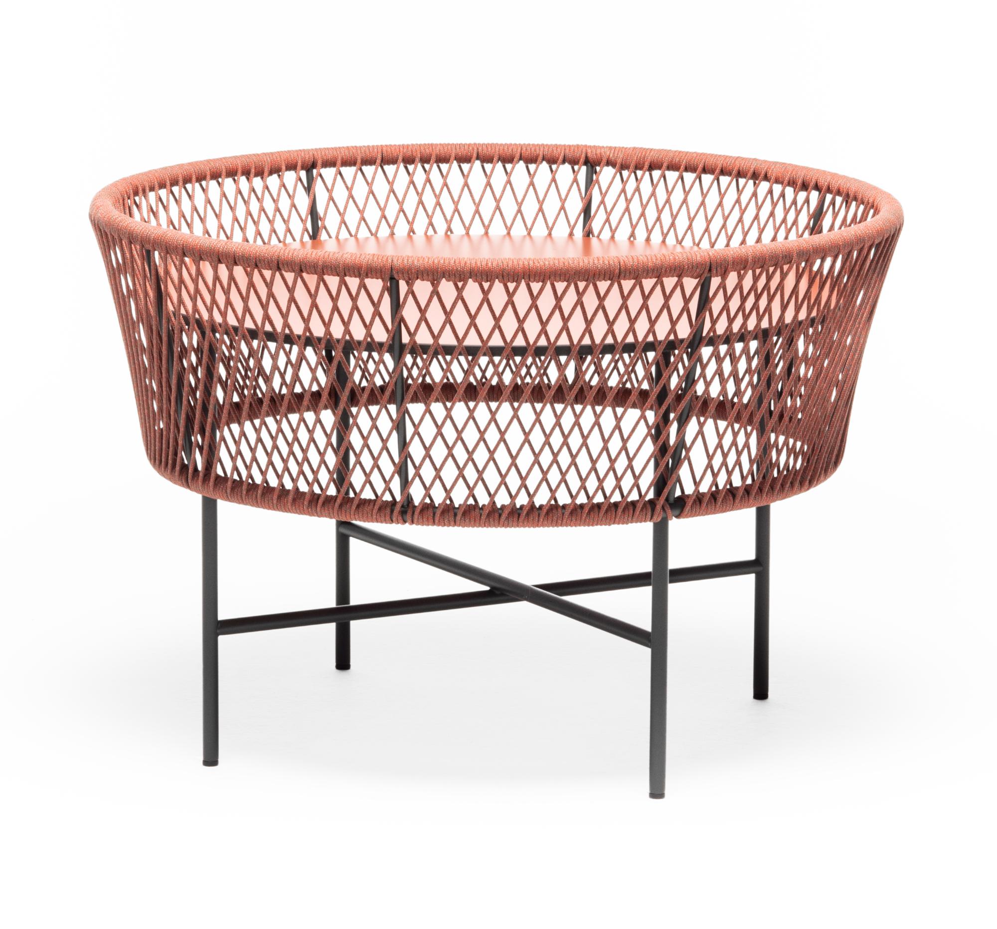 Tamburo ME Round Red Outdoor Coffee Table
