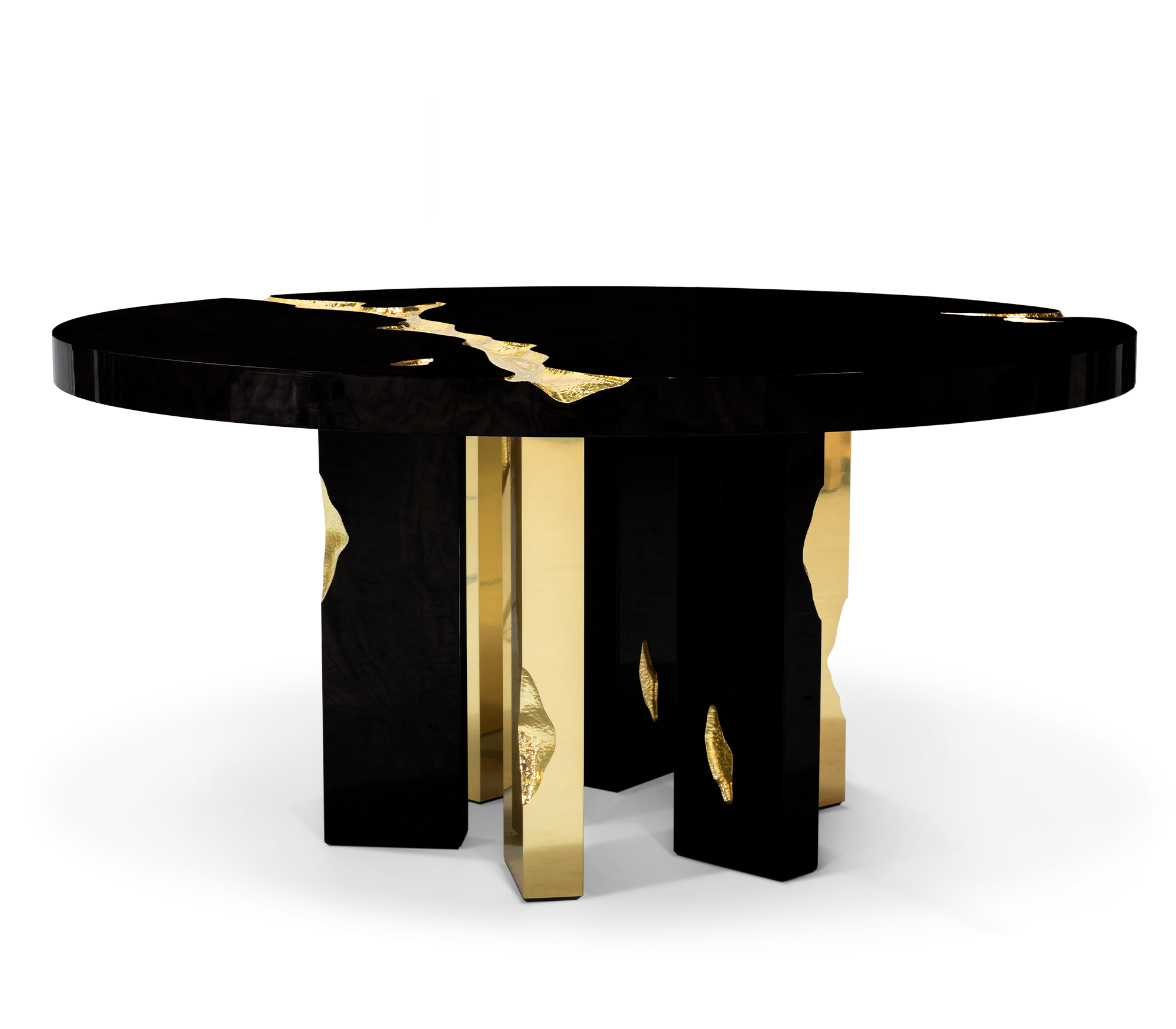 Dominion Round Black Dining Table