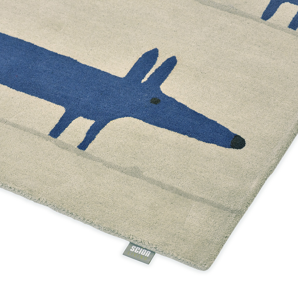 Fox Denim Handwoven Rug