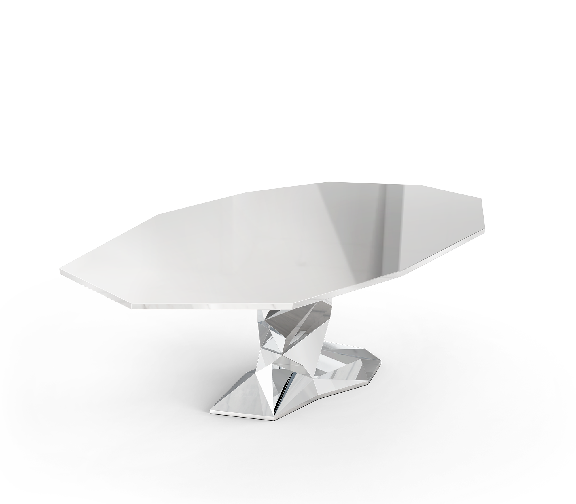 Bonsai Silver Luxe Dining Table