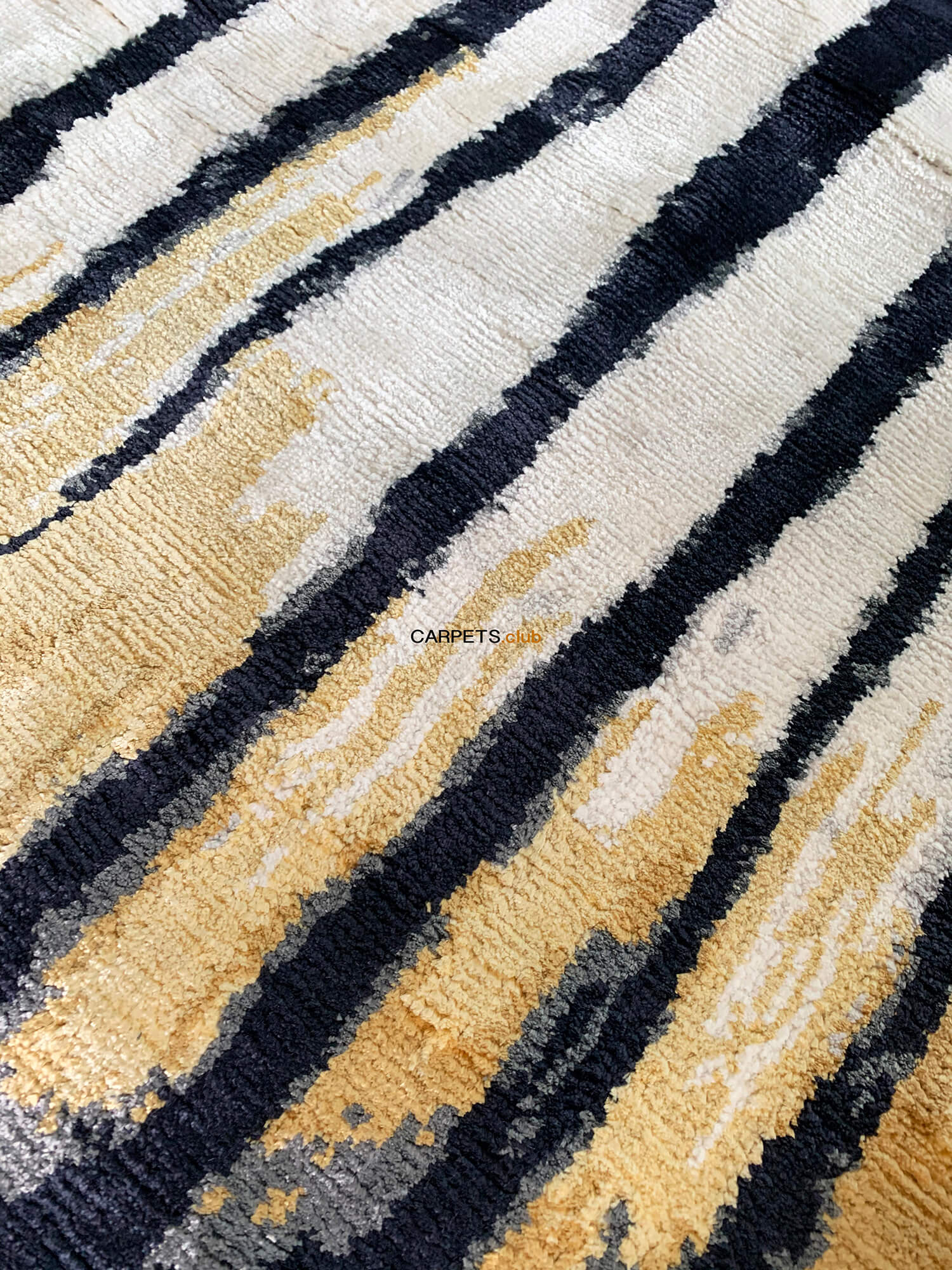Zebra Hand-Knotted Limited Edition Rug