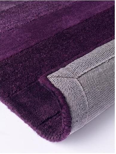 Handloom Purple Rug ☞ Size: 170 x 240 cm