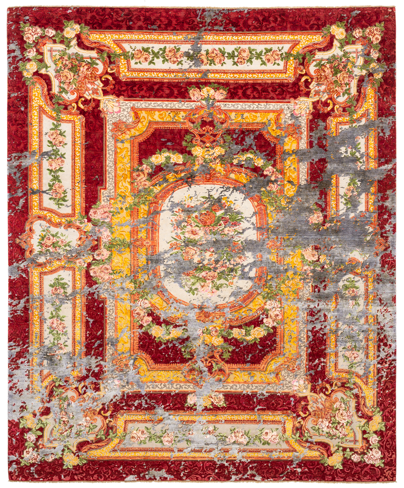 Savonnerie Luxury Hand-Knotted Rug