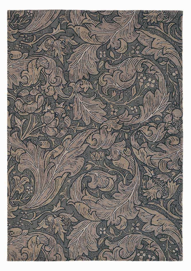 Pure Bachelors Button Charcoal Premium Rug