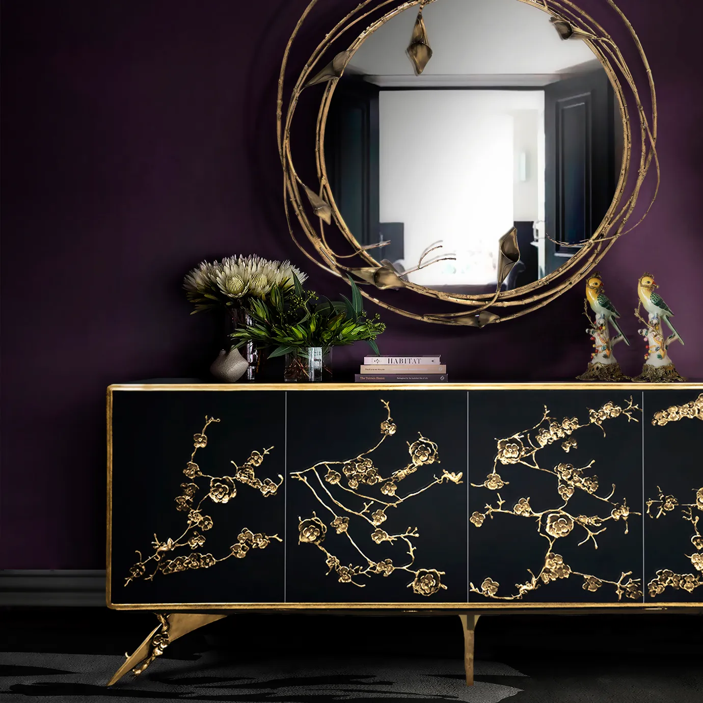 Mirage Lacquer Cabinet