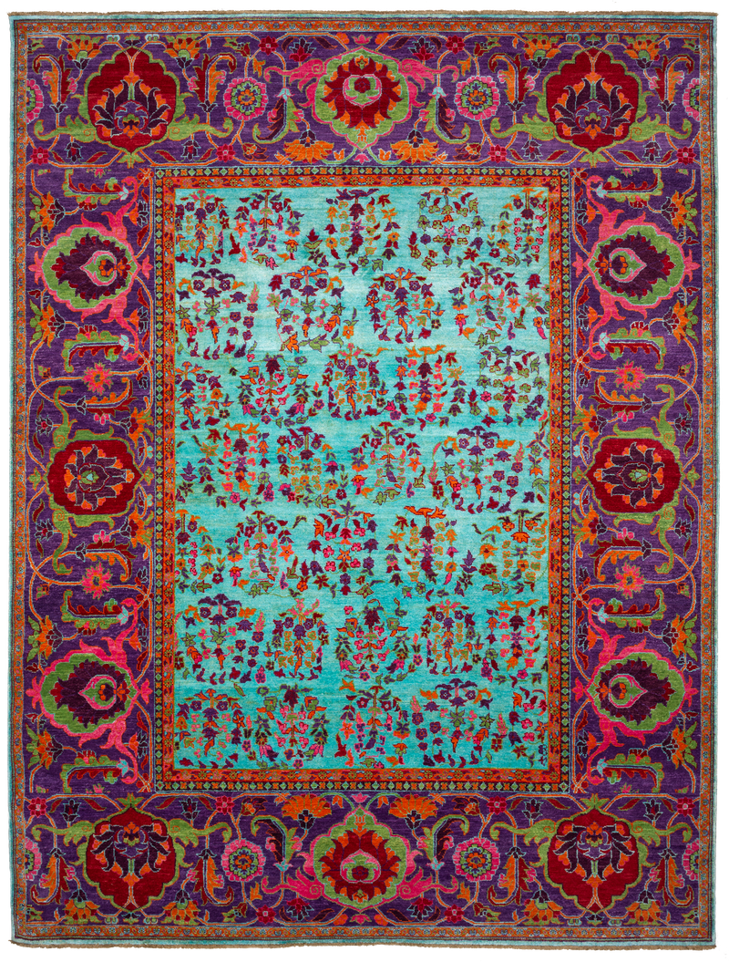 Azer Designer Hand-Knotted Rug