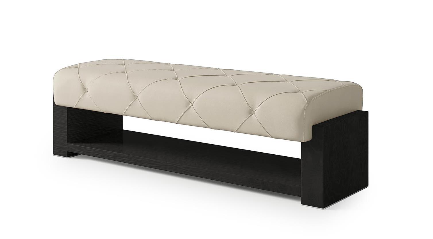 Leather Upholstered Bench