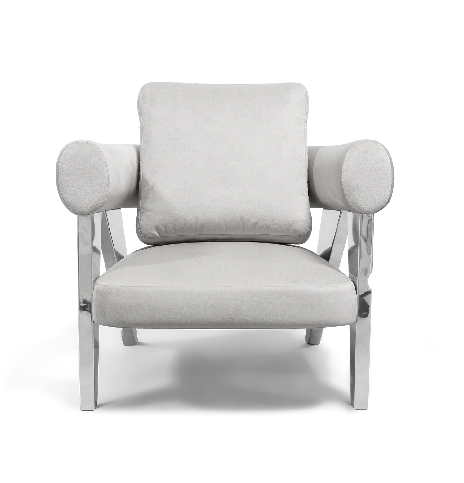 Enigma Silver Armchair