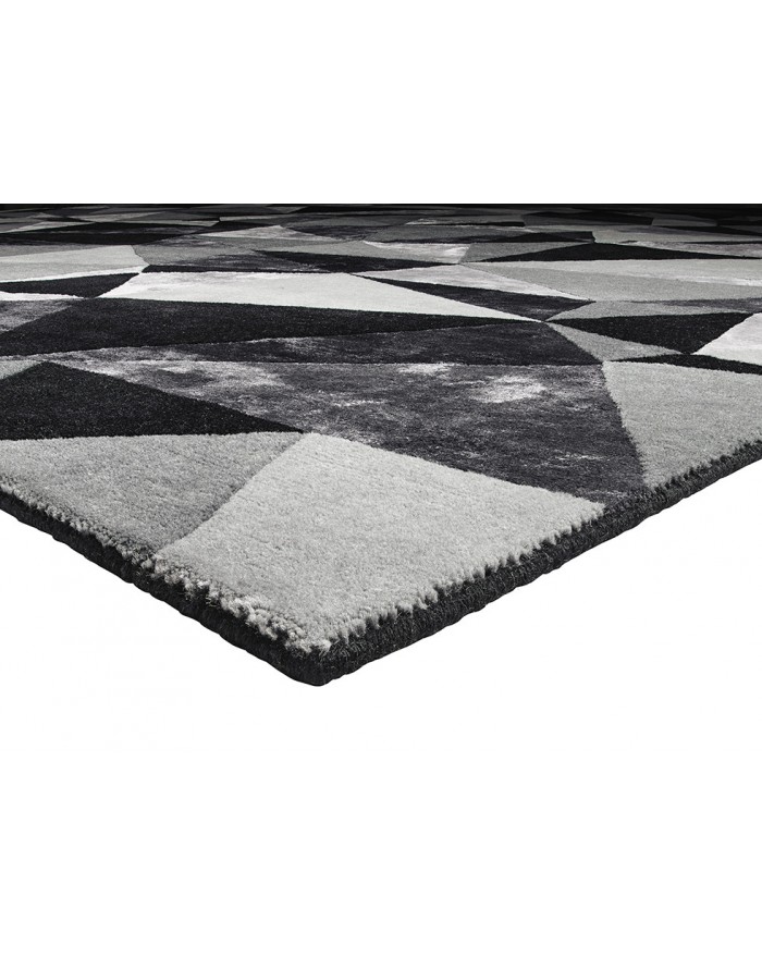 Kaleidoscope Hand-Knotted Italian Sitap Rug
