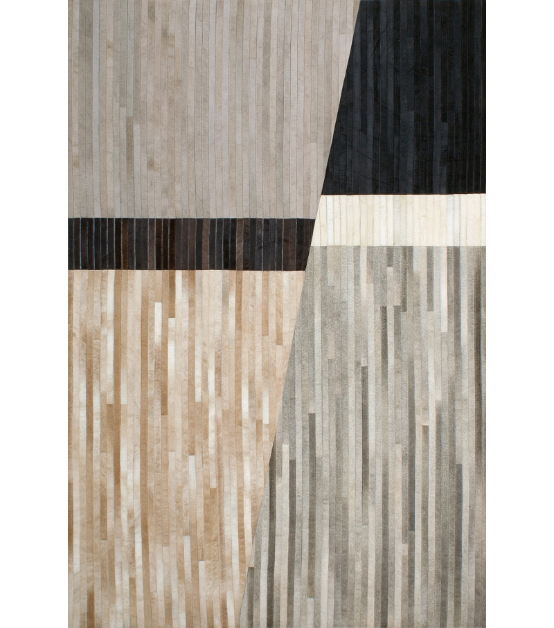 Camp Hill Cowhide Handwoven Rug | Size: 9' 10