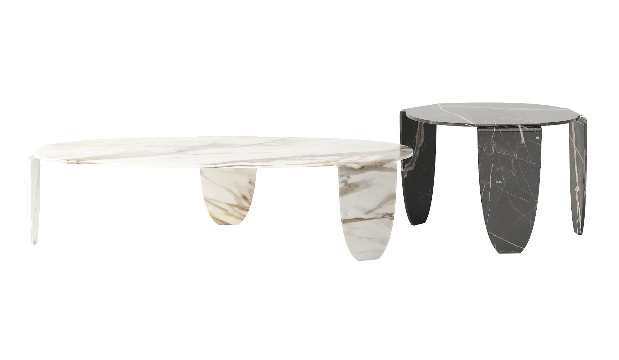 Arturo Artistic Glass Coffee Table