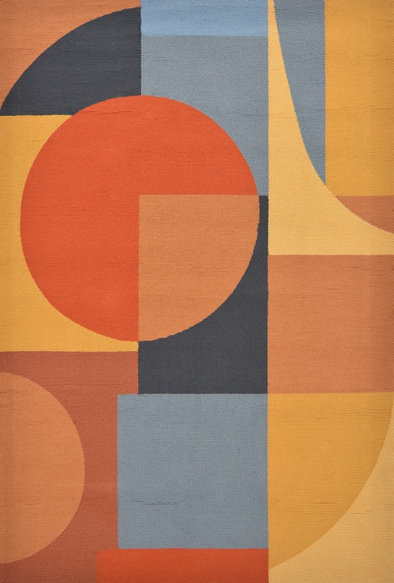 Outdoor Geometric Multi Rug