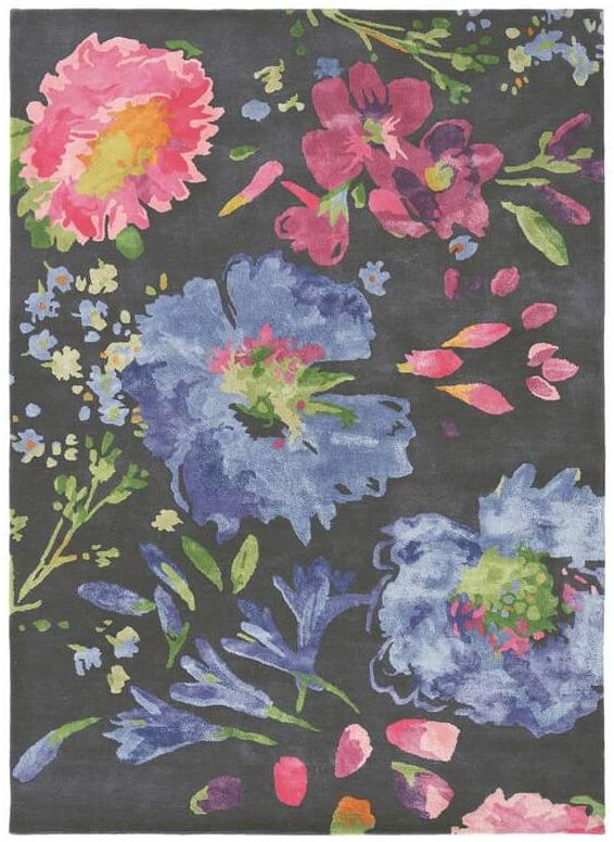 Floral Hand Tufted Wool & Viscose Rug