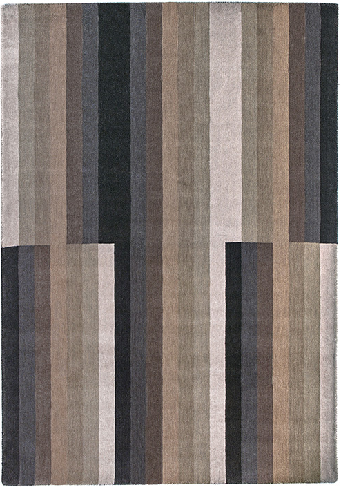 Hand-Woven Wool Rug ☞ Size: 140 x 200 cm