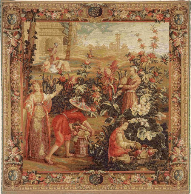 The Pineapple Harvest Artwork Tapestry