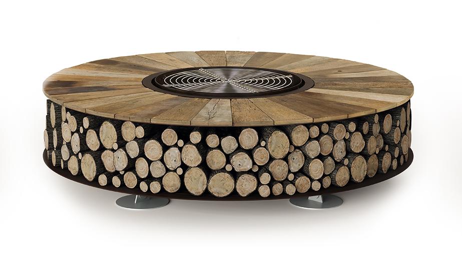 Zero Wood Luxury Outdoor Fire Pit
