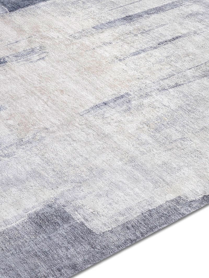 Silver Grey Luxury Handmade Rug