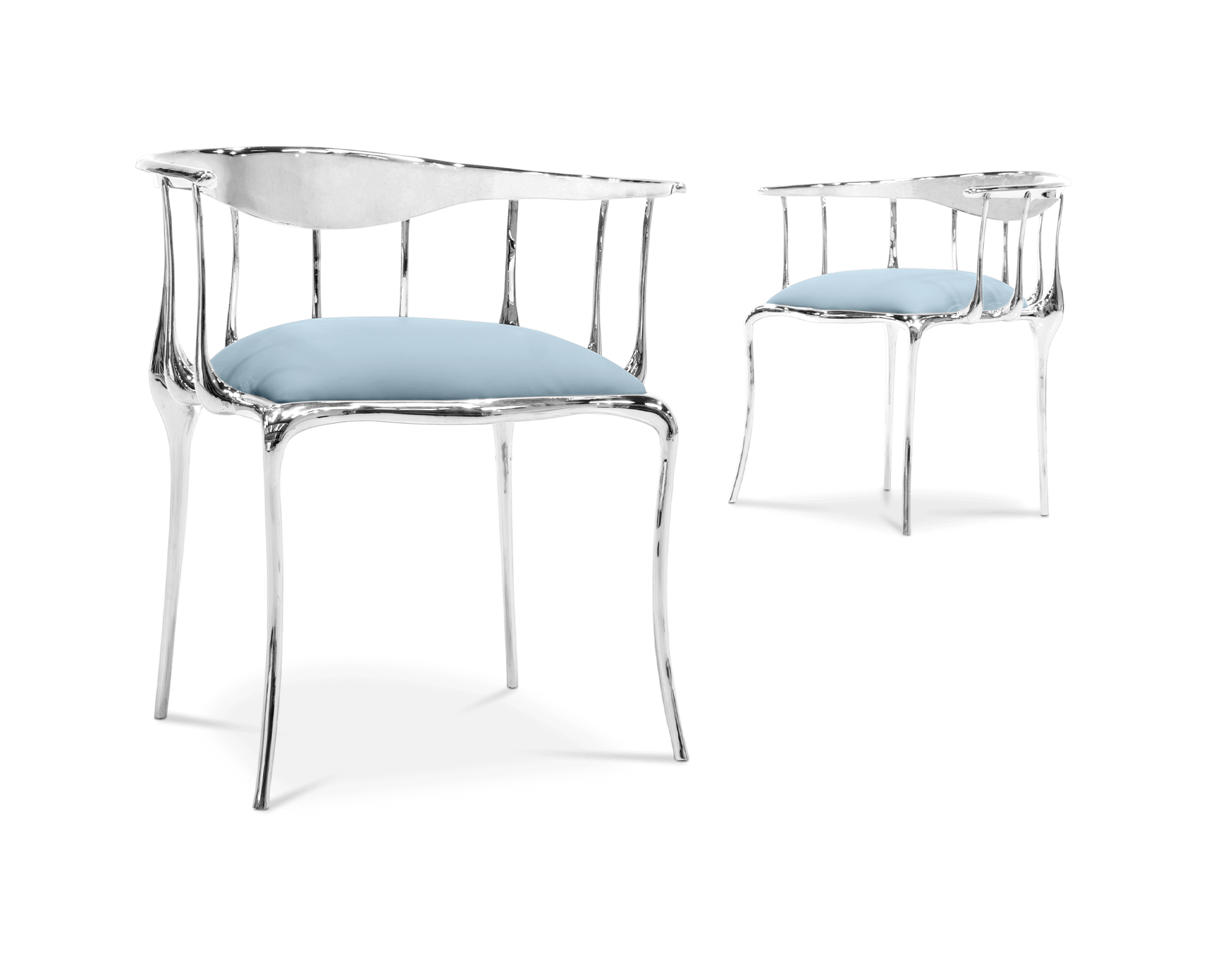 Silver Luxe Chair