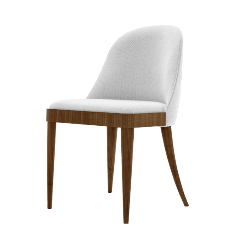 Cordiale Natural Solid Walnut Chair
