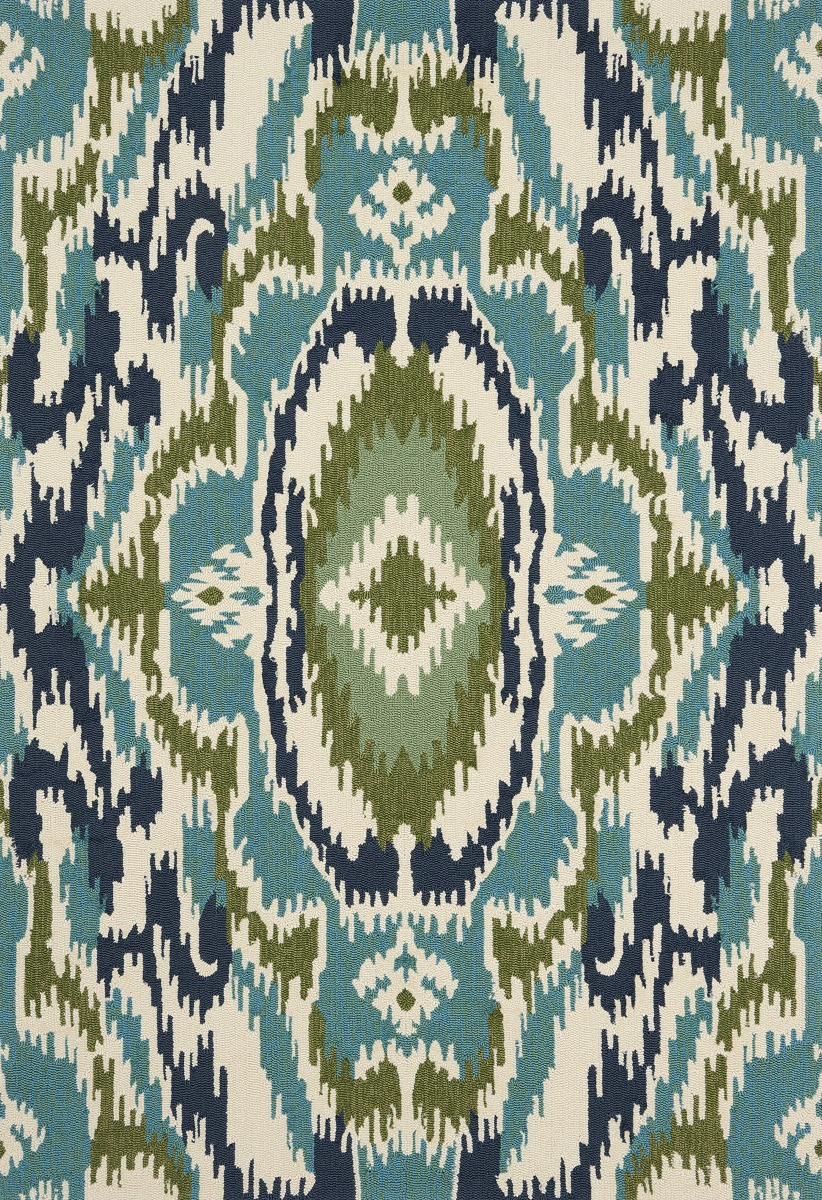 Blue Multi Outdoor Rug