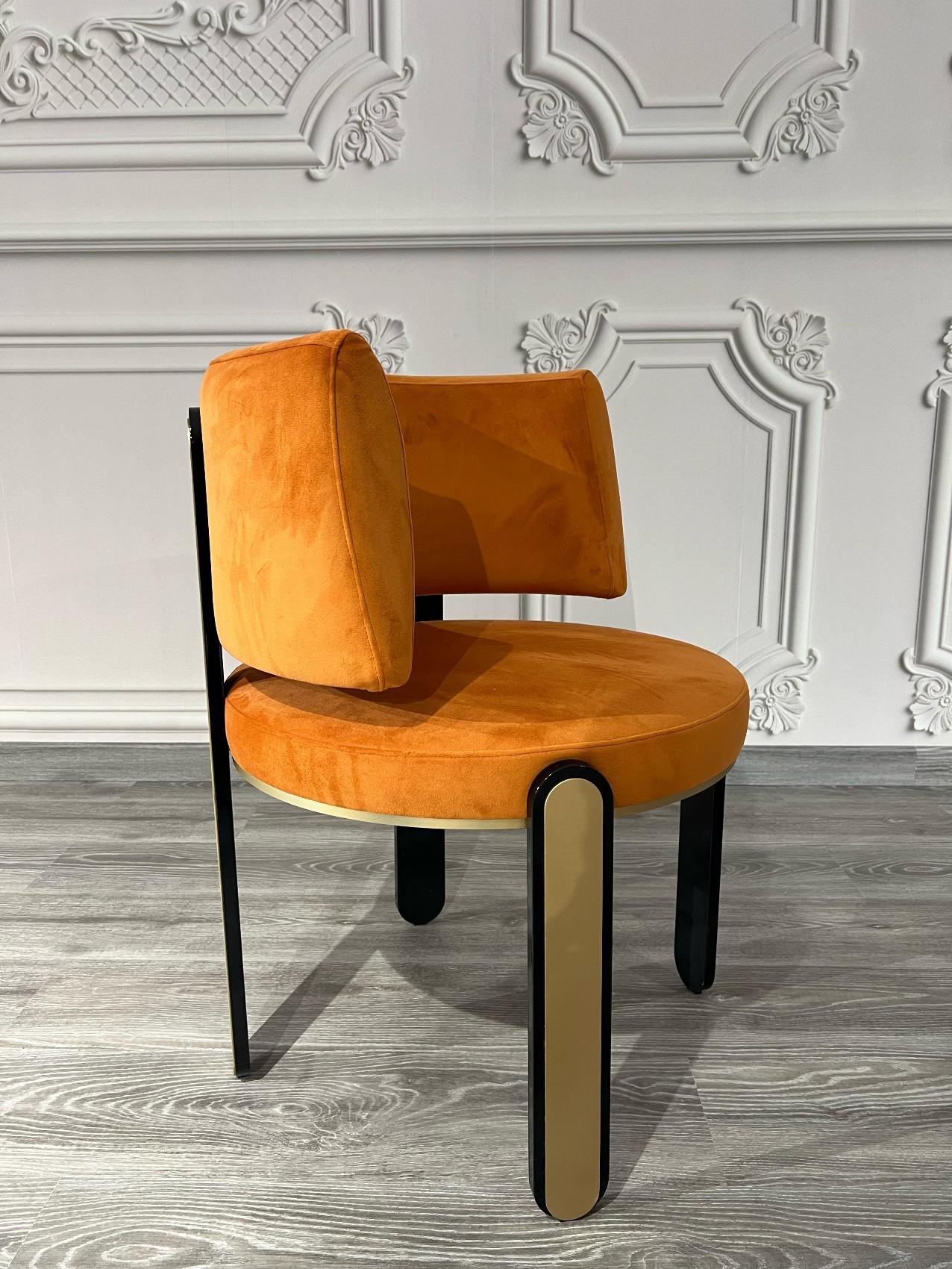 Tiffany Orange Dining Chair