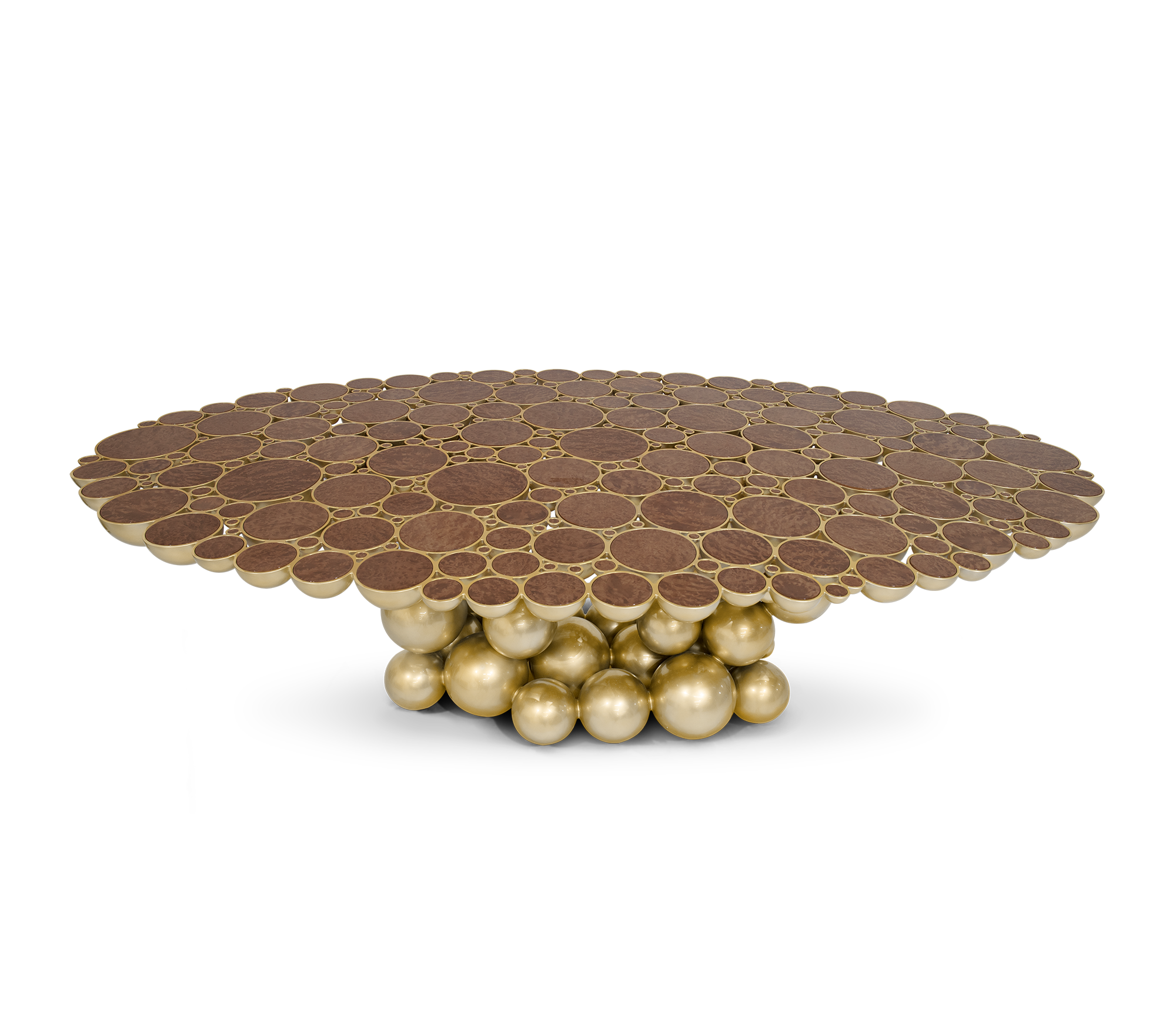 Orbit Walnut Luxe Dining Table