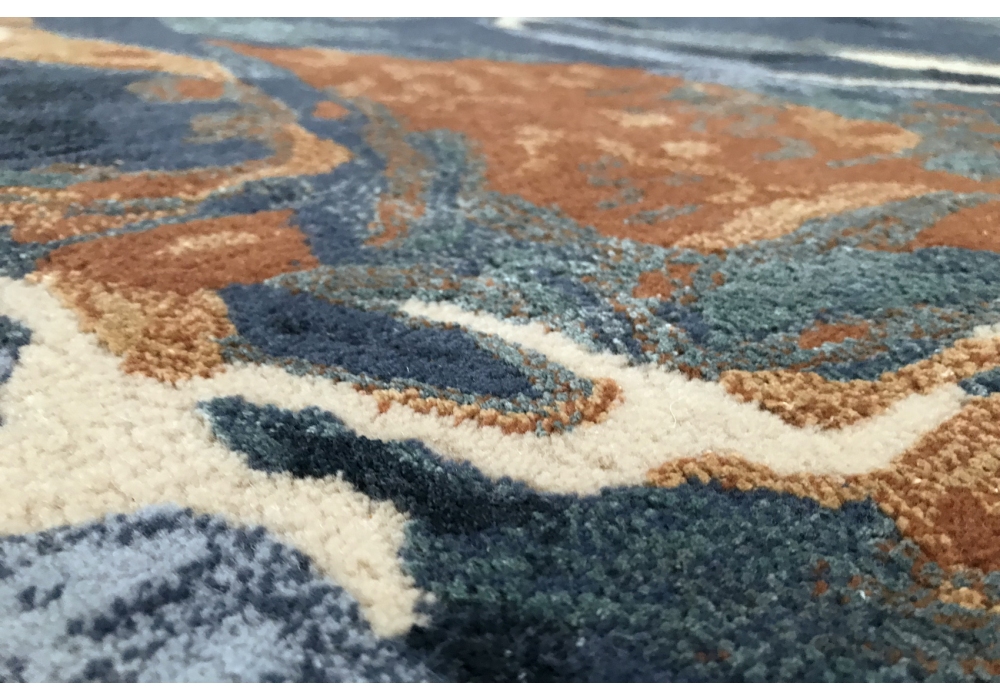 Marble Wool / Viscose Hand-Tufted Abstract Rug