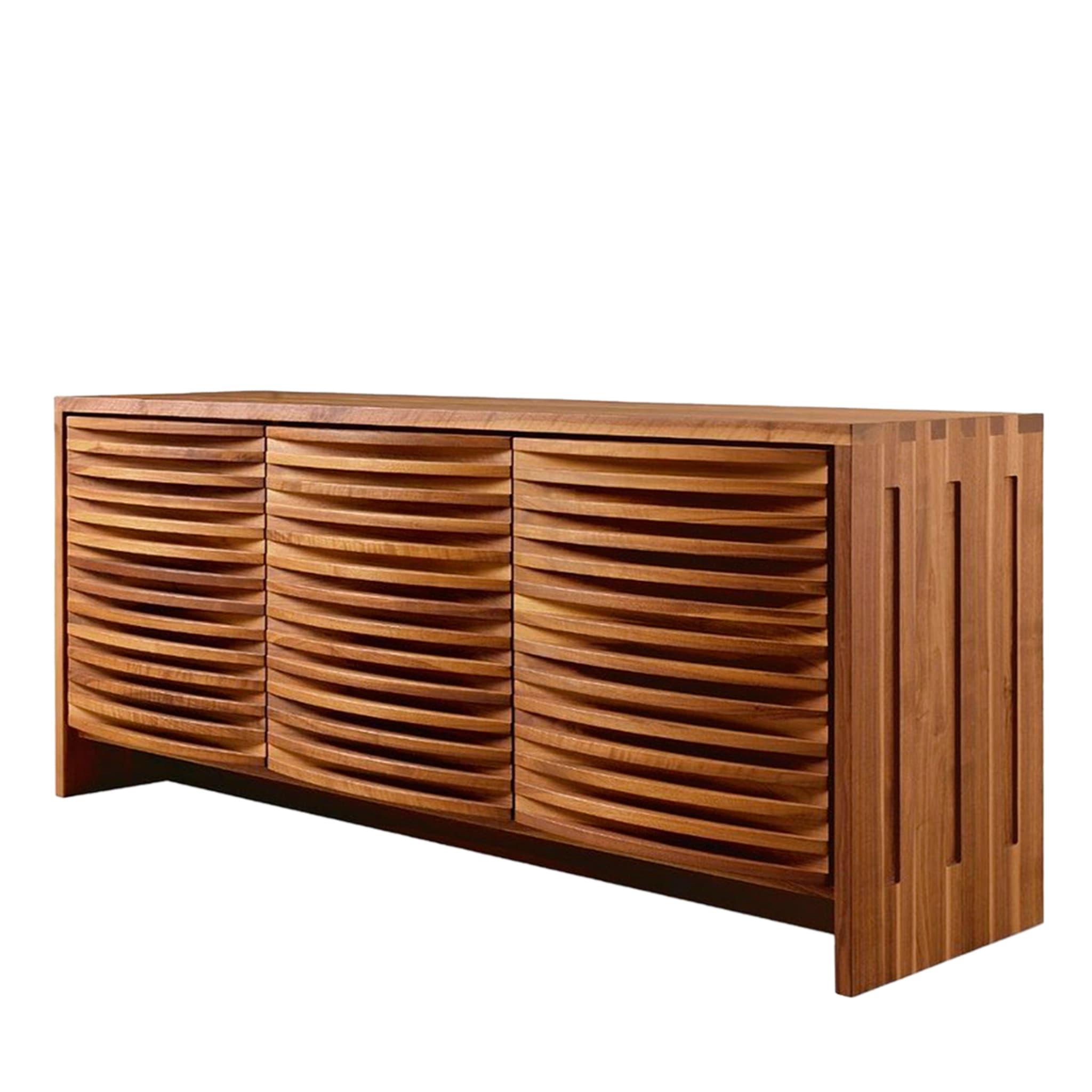 Onda Natural Solid Walnut Sideboard