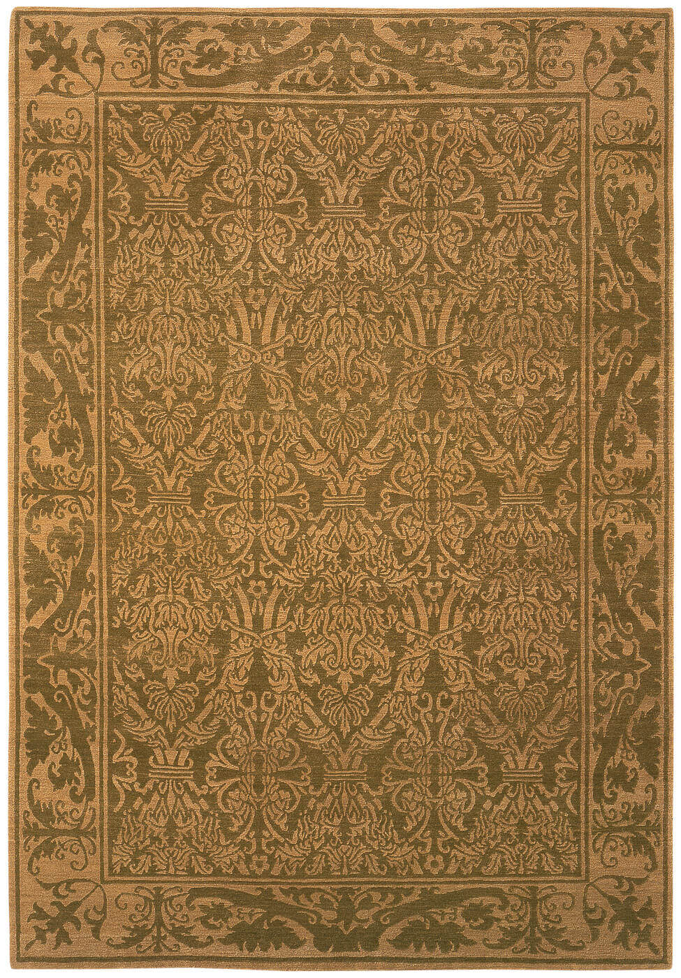 Hand-Woven Alcaraz Gold Rug