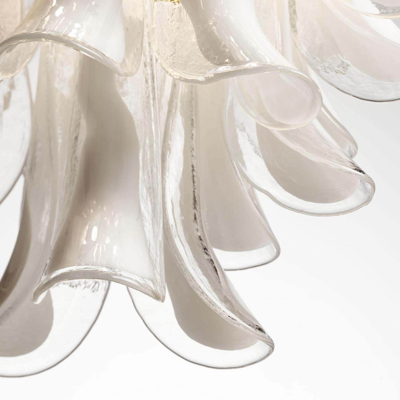 Murano Glass Leaf Wall Sconce