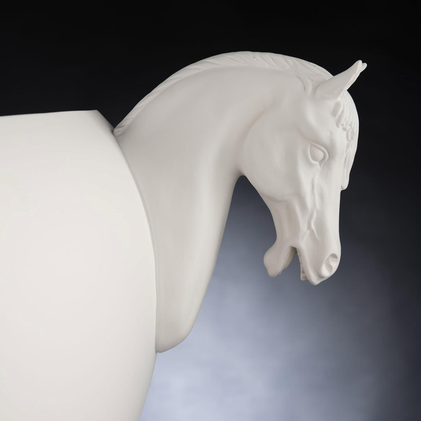 Horse Bowl Vase