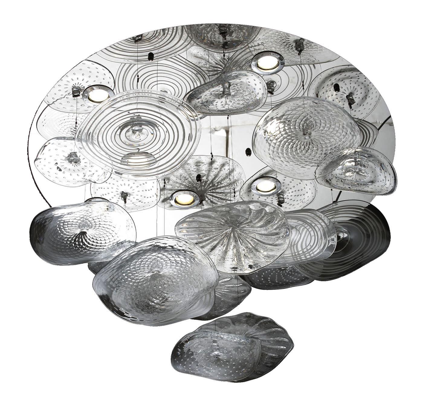 Murano Glass Flower Ceiling Chandelier