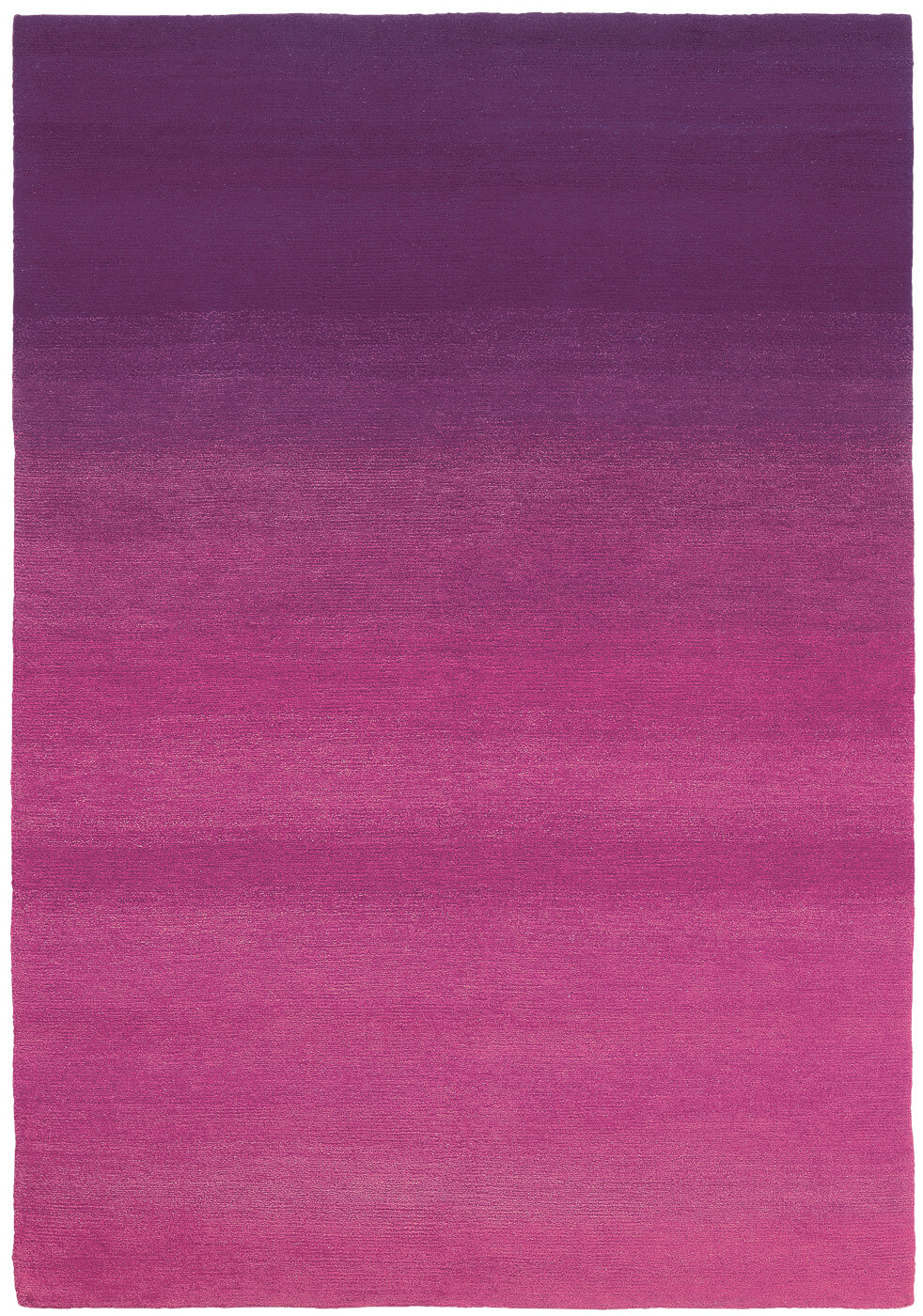 Gradient Hand-Knotted Purple Rug