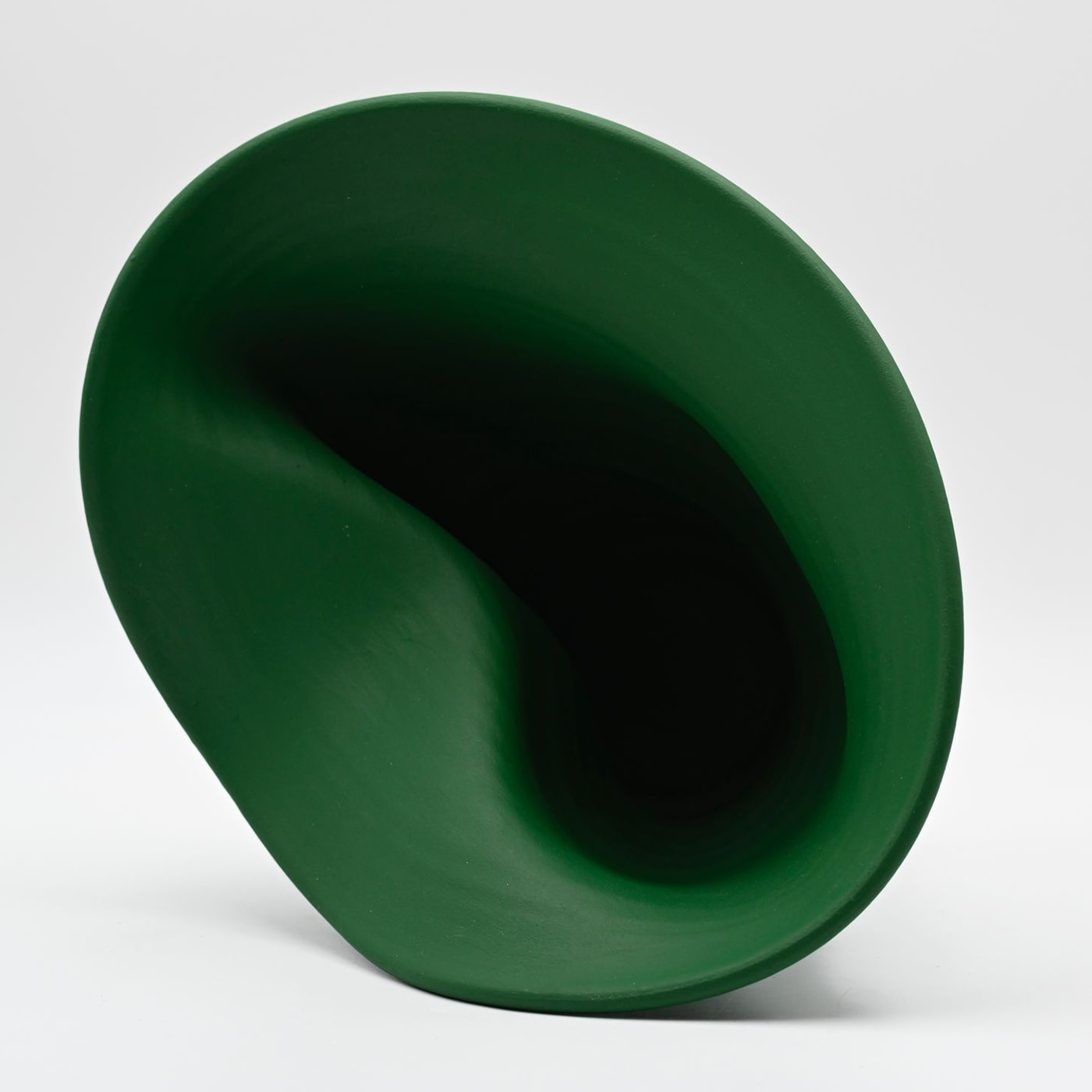 Green Hand Sculptured Vase