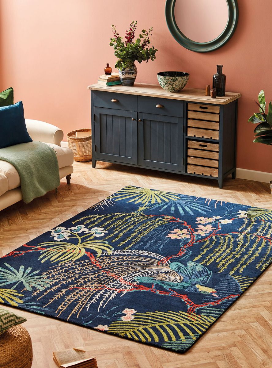 Tropical Night Wool Rug