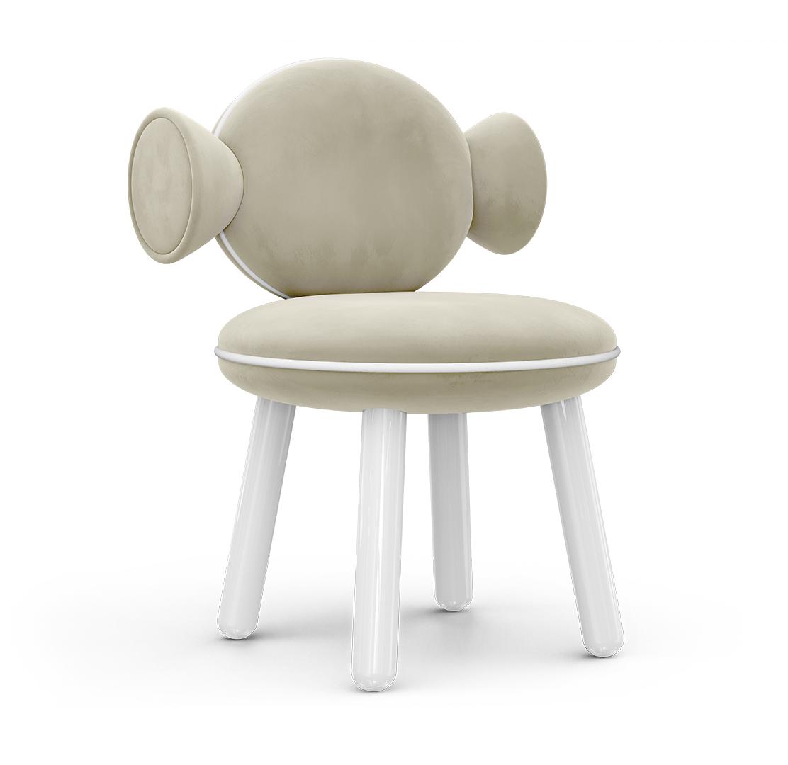 Lollipop Cream  Puff Chair