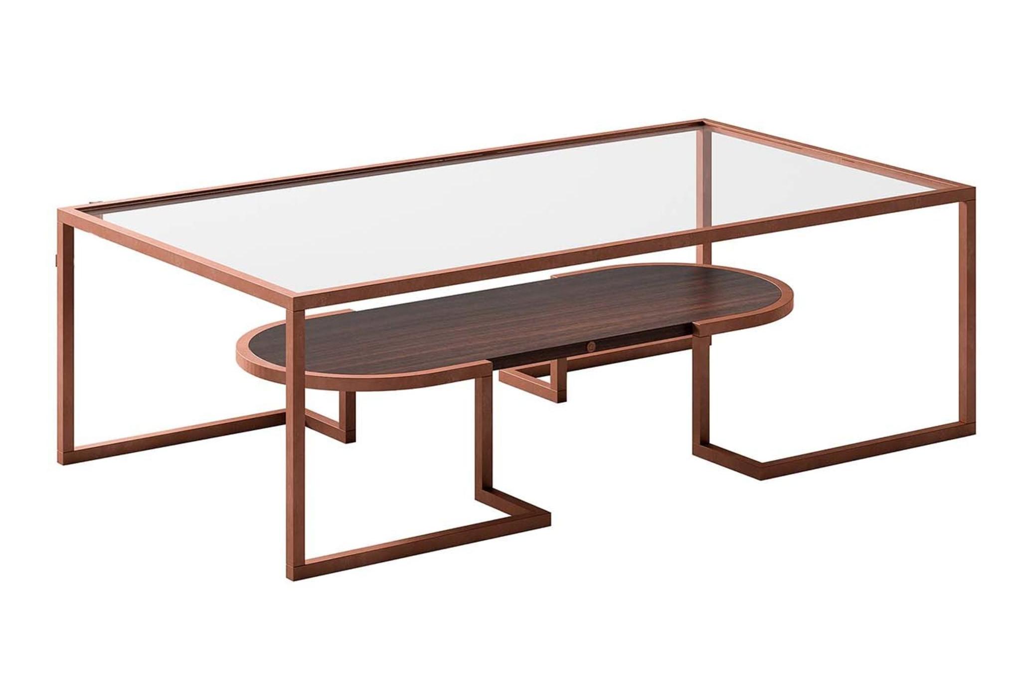 Brown Frame Coffee Table