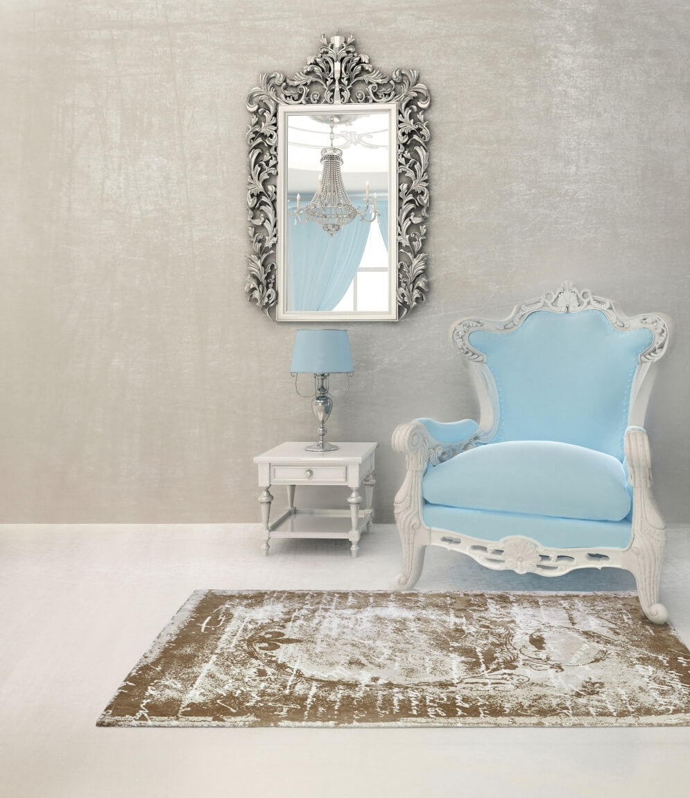 Morgana Soft Ecru Italian Sitap Rug