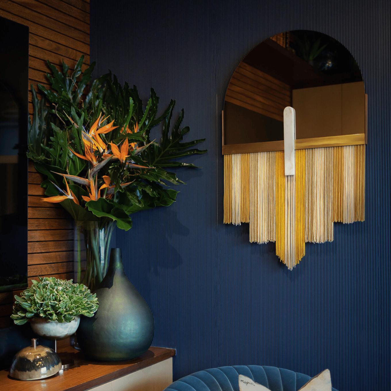 Souk Yellow Decorative Wall Mirror - 3