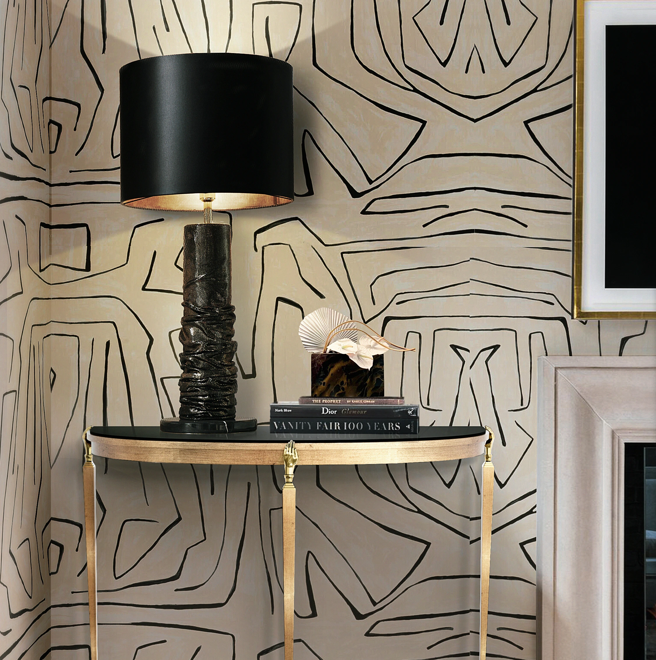Gisette Demi-Lune Console