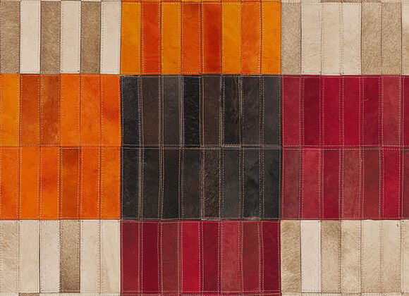 Brantley Cowhide Handwoven Rug