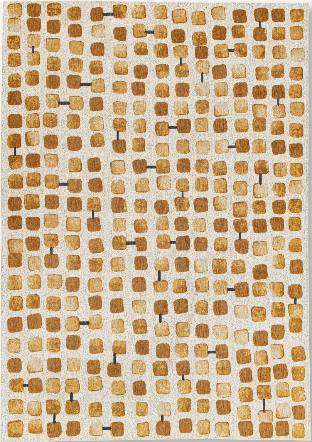 Peach Party Modern Rug