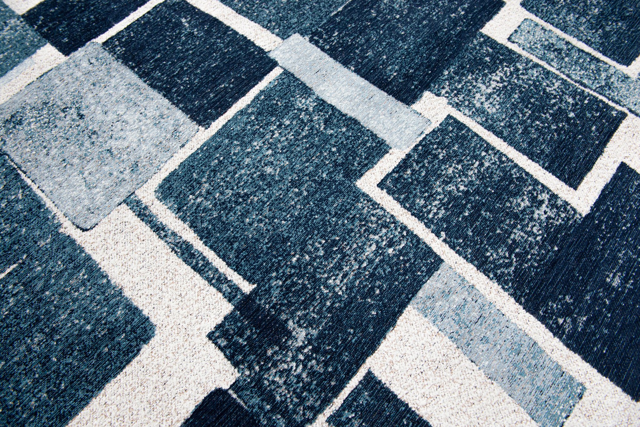 Ice Blue Designer Rug ☞ Size: 8' x 11' 2" (240 x 340 cm)